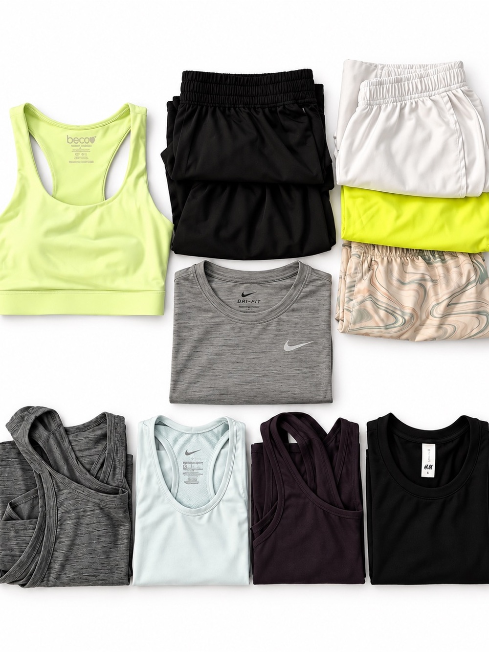 Large mixed lot workout clothes Excellent condition